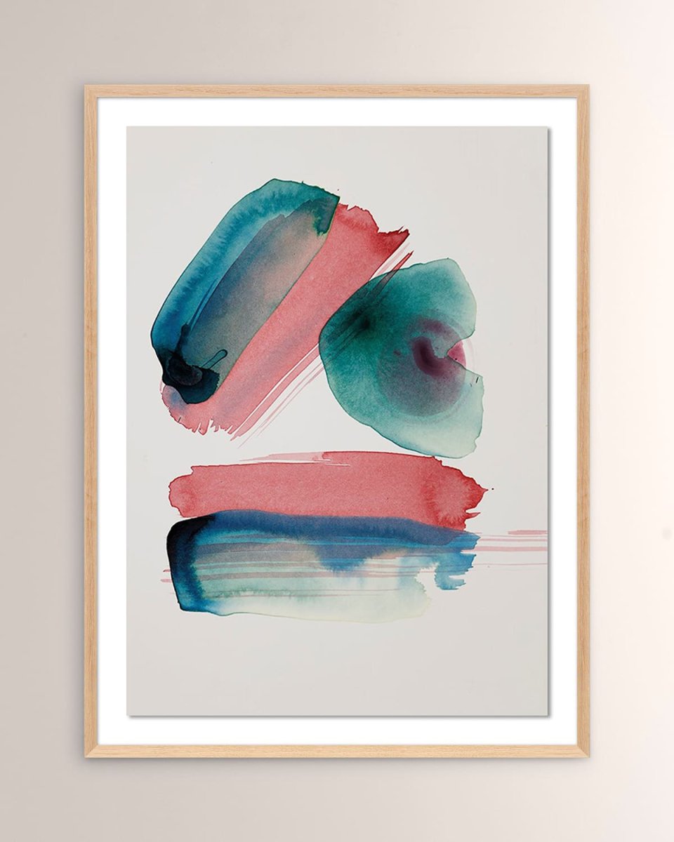 "Primary Connections I" Framed Giclee by Kim Whiteside